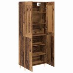 vidaXL Haut Armoire Bois Ancien 69 5 x 34 x 180 cm Bois d'ingénierie