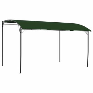 vidaXL Pavillon 4 x 3 x 2 55 m Vert Acier enduit de poudre et tissu
