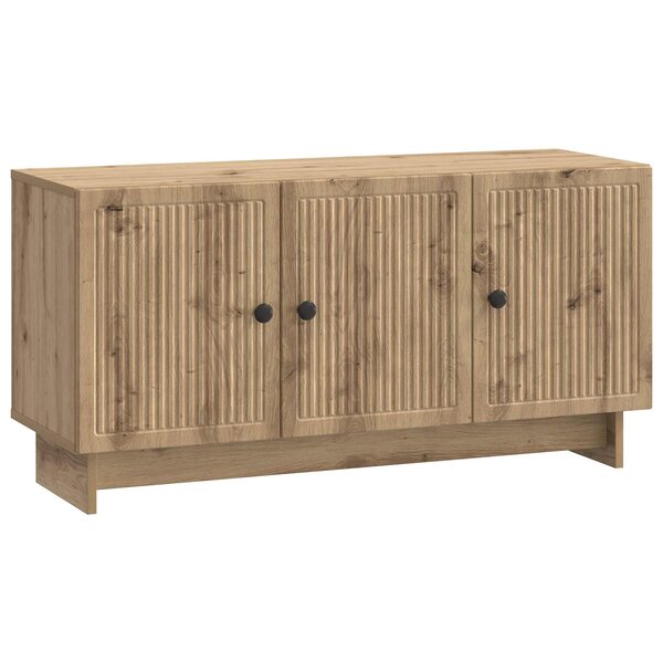 vidaXL Meuble TV 99 x 34 5 x 50 cm Chêne artisanal Bois d'ingénierie