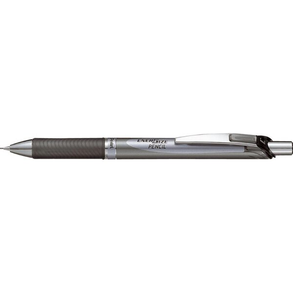 Porte-mine energize pl77  argent / noir épaisseur de mines: 0 7 mm x 12 pentel