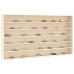 vidaXL Vitrine de collection en bois avec 6 étagères 80x8 5x55 cm