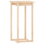 vidaXL Ensemble de bar 3 Pièces Bois de pin massif