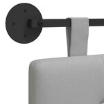 vidaXL Tête de lit suspendue tissu