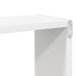 vidaXL Étagères cube murales 4Pièces Blanc 80x15x26 5cm bois d'ingénierie