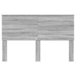 vidaXL Tête de lit Gris Sonoma 150 cm Bois d'ingénierie