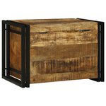 vidaXL Coffre de rangement 60x40x41 cm en bois de manguier brut