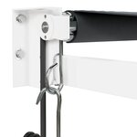 vidaXL Auvent rétractable automatique anthracite 4x3 m