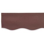 vidaXL Toile de rechange pour store banne Marron 400 x 200 cm Toile
