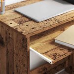 vidaXL Bureau Bois ancien 106 x 40 x 88.5 cm Bois d'ingénierie