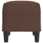 Banc banquette marron 70 x 35 x 41 cm synthétique 02_0010487