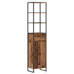 vidaXL Ensemble de mobilier de salle de bain avec tiroir Bois ancien