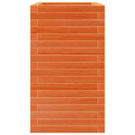 vidaXL Jardinière cire marron 70x40x68 5 cm bois de pin massif