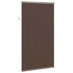 vidaXL Store Vénitien Marron foncé avec motif 213 x 120 cm PVC