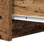 vidaXL Buffet avec tiroirs vieux bois 37 5x35x99 cm bois d'ingénierie