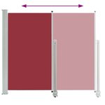 vidaXL Auvent latéral rétractable de patio 160x300 cm Rouge