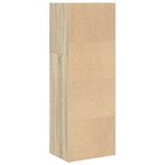 vidaXL Bibliothèque chêne sonoma 40x30x114 cm bois d'ingénierie