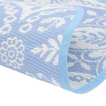 vidaXL Tapis d'extérieur ARAKIL bleu azuré Ø160 cm PP