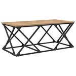 vidaXL Table basse Chêne artisanal 100 x 49 x 40 cm Bois d'ingénierie
