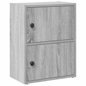 vidaXL Bibliothèque sonoma gris 40x24x52 cm bois d'ingénierie
