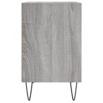 vidaXL Tables de chevet 2 Pièces sonoma gris 40x30x50cm bois d'ingénierie