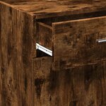 vidaXL Buffet chêne fumé 45x42 5x93 cm bois d'ingénierie