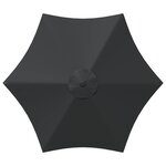 vidaXL Parasol de jardin avec base 300 x 300 cm Polyester