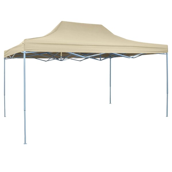 vidaXL Tente de fête 291 x 431 x 315 cm Crème Tissu Oxford