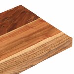 vidaXL Dessus de table 40x20x2 5 cm rectangulaire bois massif d'acacia