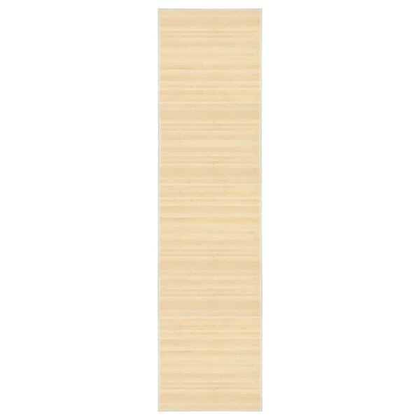 vidaXL Tapis Bambou 80x300 cm Naturel