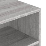 vidaXL Table basse sonoma gris 90x55x42 5 cm bois d'ingénierie