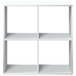 vidaXL Étagère séparatrice de pièce blanc 69 5x29x69 5 cm