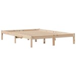 vidaXL Cadre de lit sans matelas 150x200 cm bois de pin massif