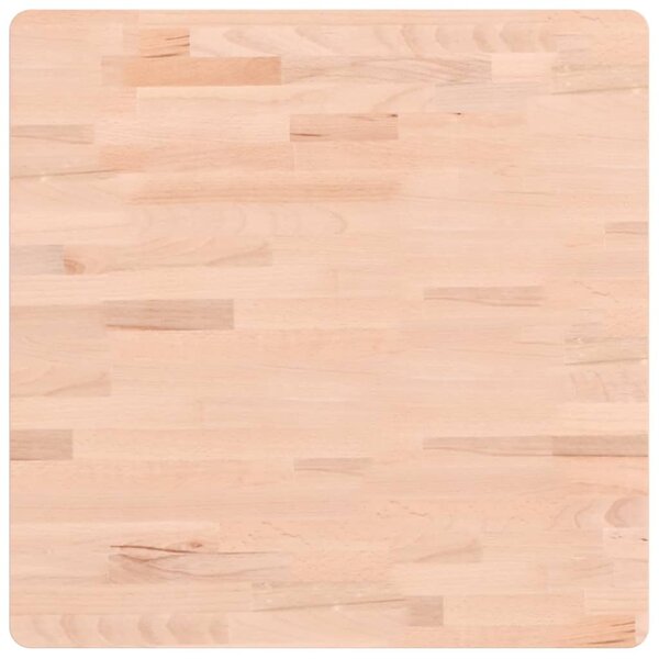 vidaXL Dessus de table 60x60x1 5 cm carré bois massif de hêtre