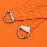 vidaXL Voile de parasol tissu oxford triangulaire 3x4x4 m orange