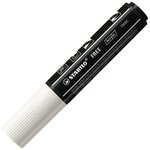 Marqueur pointe large FREE acrylic T800C 4-10mm blanc STABILO