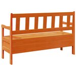 Banc extérieur vidaXL Acacia 119x76x44 cm en bois massif de pin