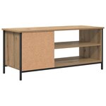 vidaXL Meuble TV chêne artisanal 100 x 40 x 45 cm Bois d'ingénierie