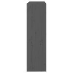 vidaXL Bibliothèque/Séparateur de pièce Gris 80x30x103 5 cm Pin massif