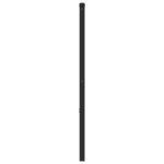 vidaXL Tête de lit métal noir 180 cm