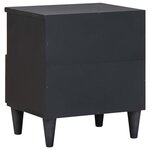 vidaXL Table de chevet Marron 40 x 33 x 46 cm Bois de mangue massif