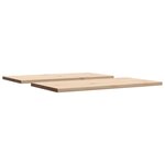 vidaXL Dessus de table 2 Pièces 90x45x2 5cm rectangulaire bois pin massif