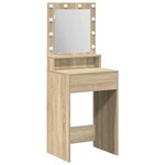 vidaXL Table de Toilette Chêne Sonoma 50 x 41 x 135 cm