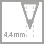 Crayon de couleur Fusain Pastel CarbOthello Bleu de Prusse moyen STABILO