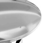 vidaXL Extension de Conduit Argent 35 x 35 x 65 cm Acier inoxydable