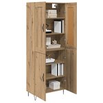 vidaXL Haut Armoire Chêne artisanal 69 5 x 34 x 180 cm