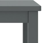 vidaXL Table de chevet gris foncé 35x30x47 cm bois de pin massif