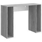 vidaXL Table basse Sonoma gris 102 x 35 x 75 cm Bois d'ingénierie