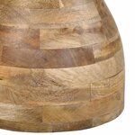 vidaXL Table d'appoint Ø40x40 cm bois de manguier massif