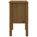 vidaXL Tables de chevet 2 Pièces Marron miel 40x35x61 5 cm Pin solide