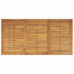 vidaXL Ensemble de salle à manger pour jardin 7 Pièces Gris et marron